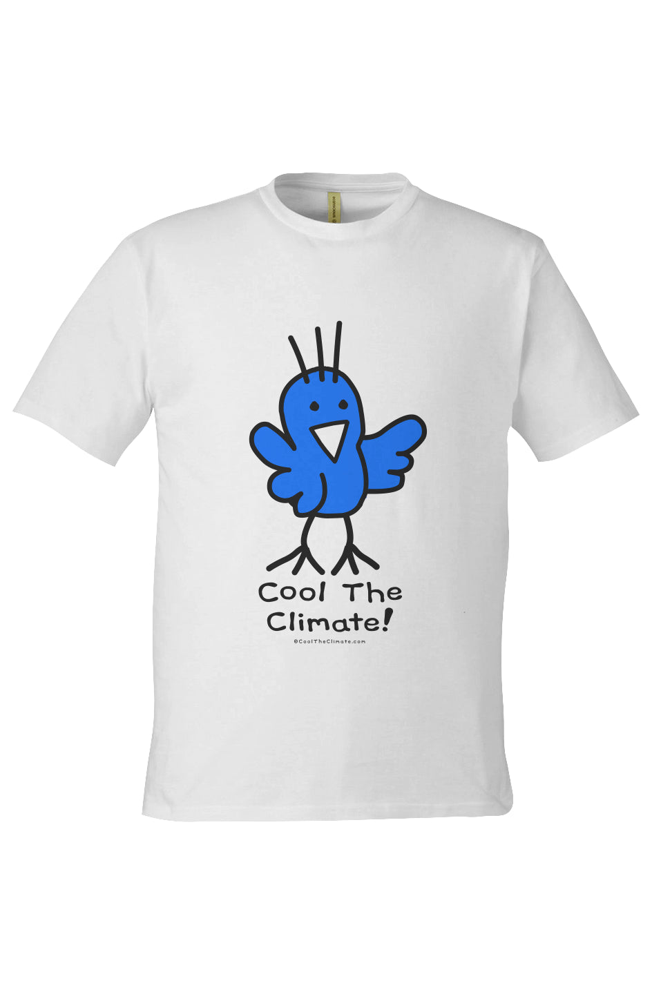 Peep the Bird  - White - Cool The Climate!