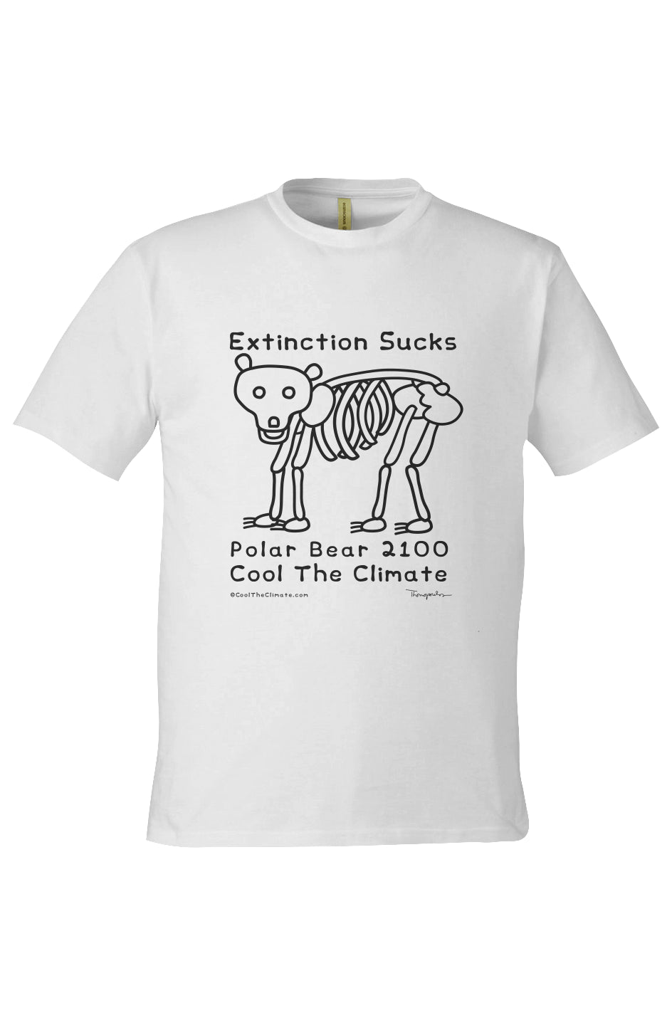 Polar Bear - White - Extinction Sucks