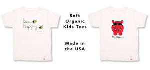 Organic cotton kids tees natural kids