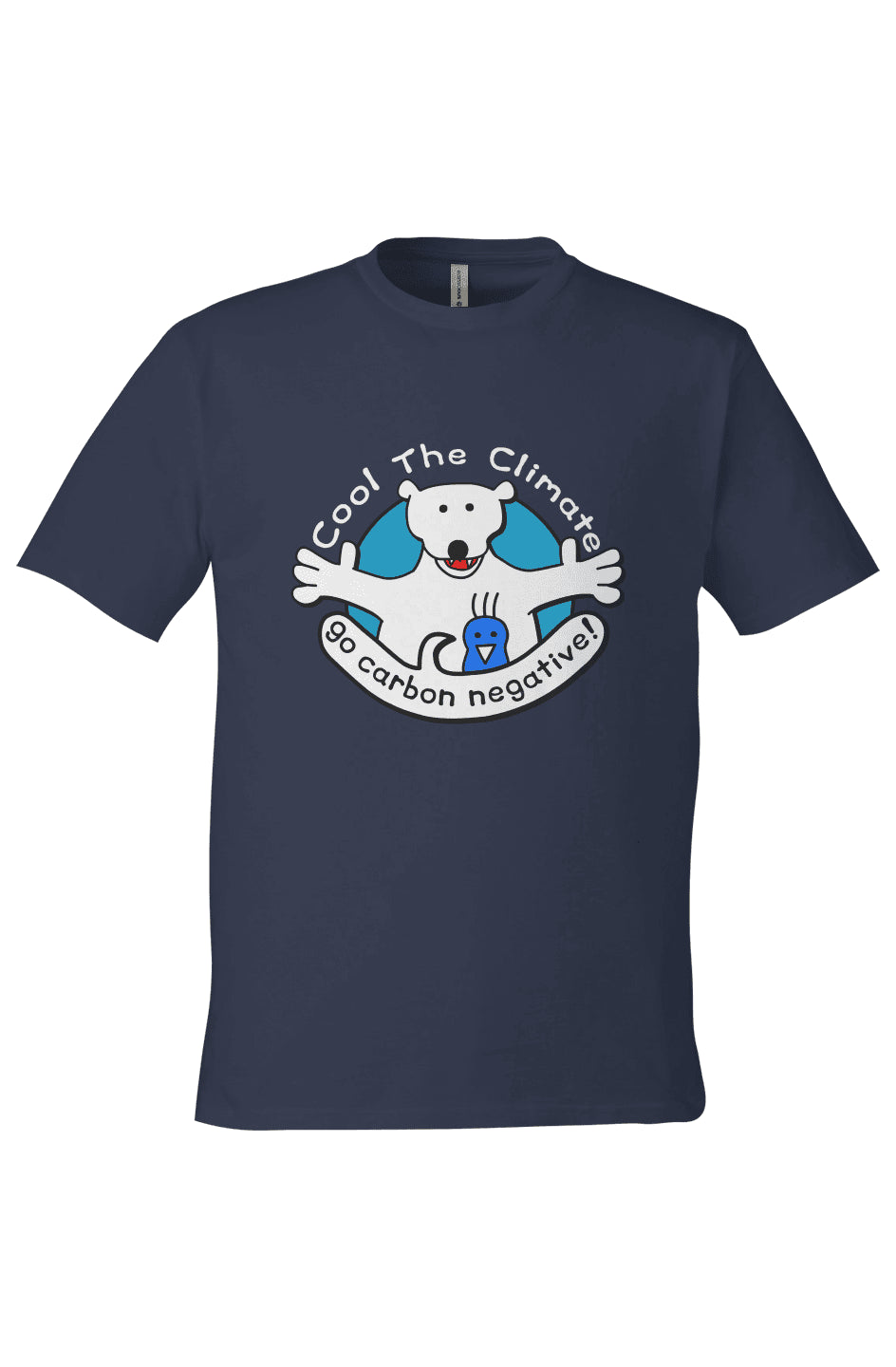 Cool The Climate Logo - Navy - Go Carbon Negative! - Cool The Climate