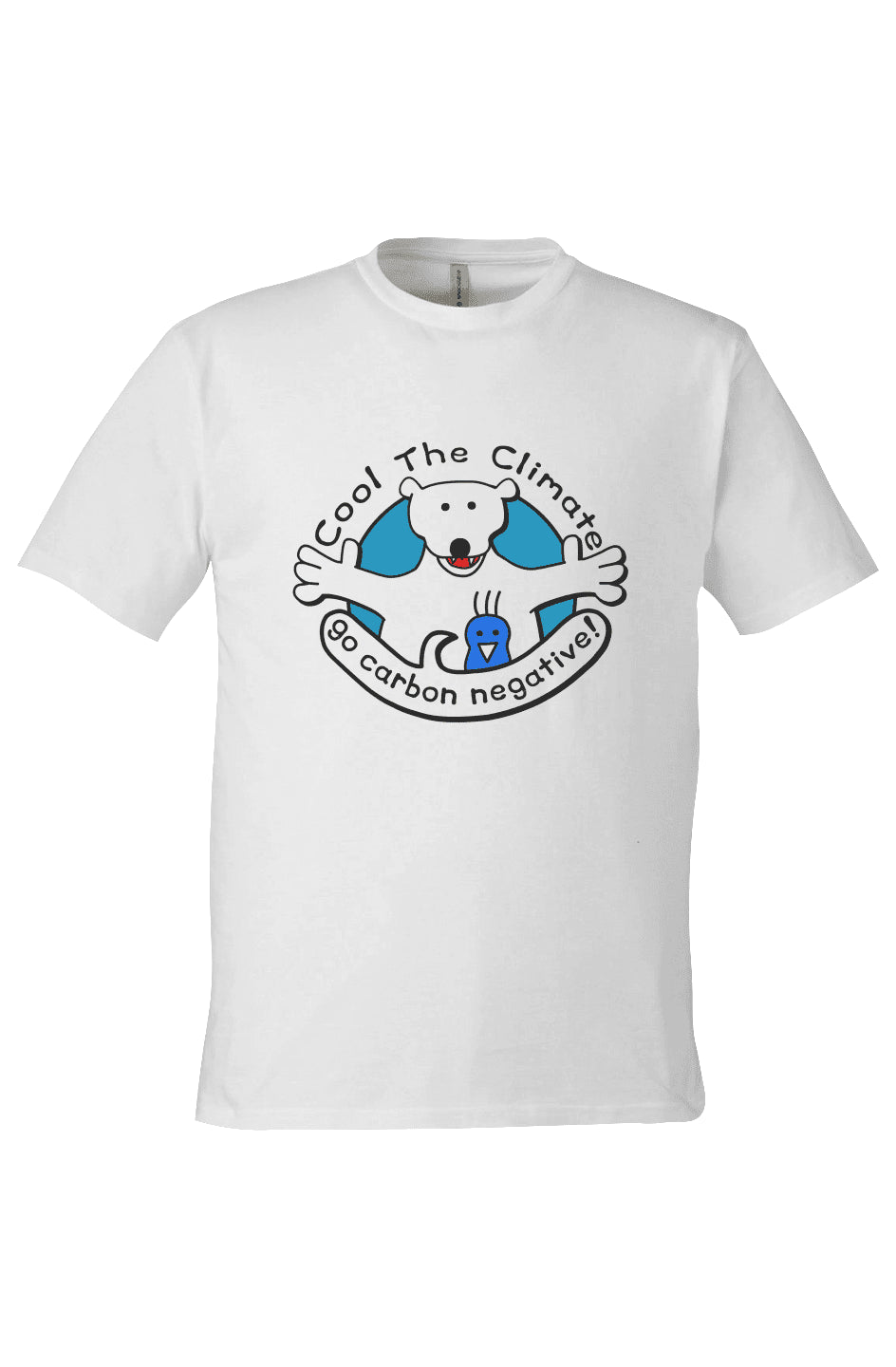 Cool The Climate Logo - White - Go Carbon Negative! - Cool The Climate