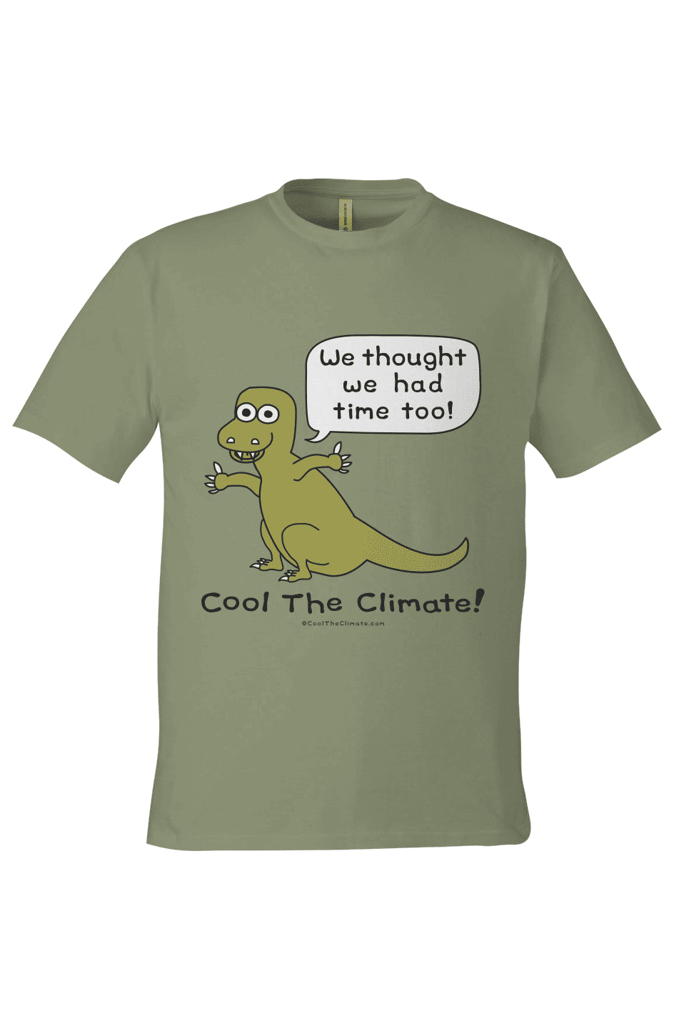 Dinosaur - Loden - We thought we had time too! - Cool The Climate