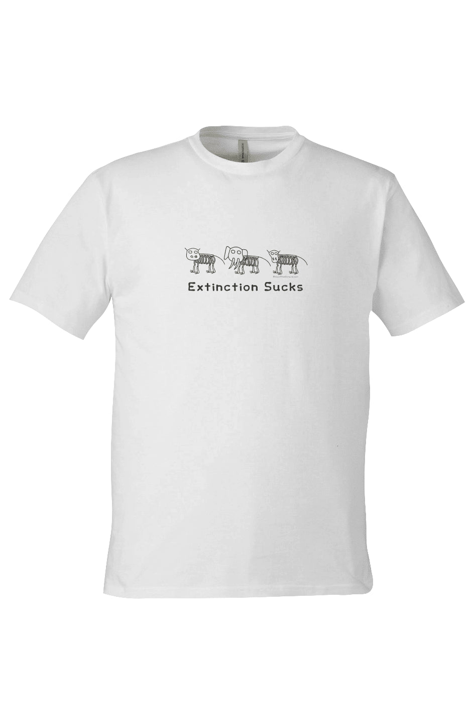 Extinction Sucks Unisex Carbon Negative Tee: 10 KGs of Co2 Buried Underground - Cool The Climate