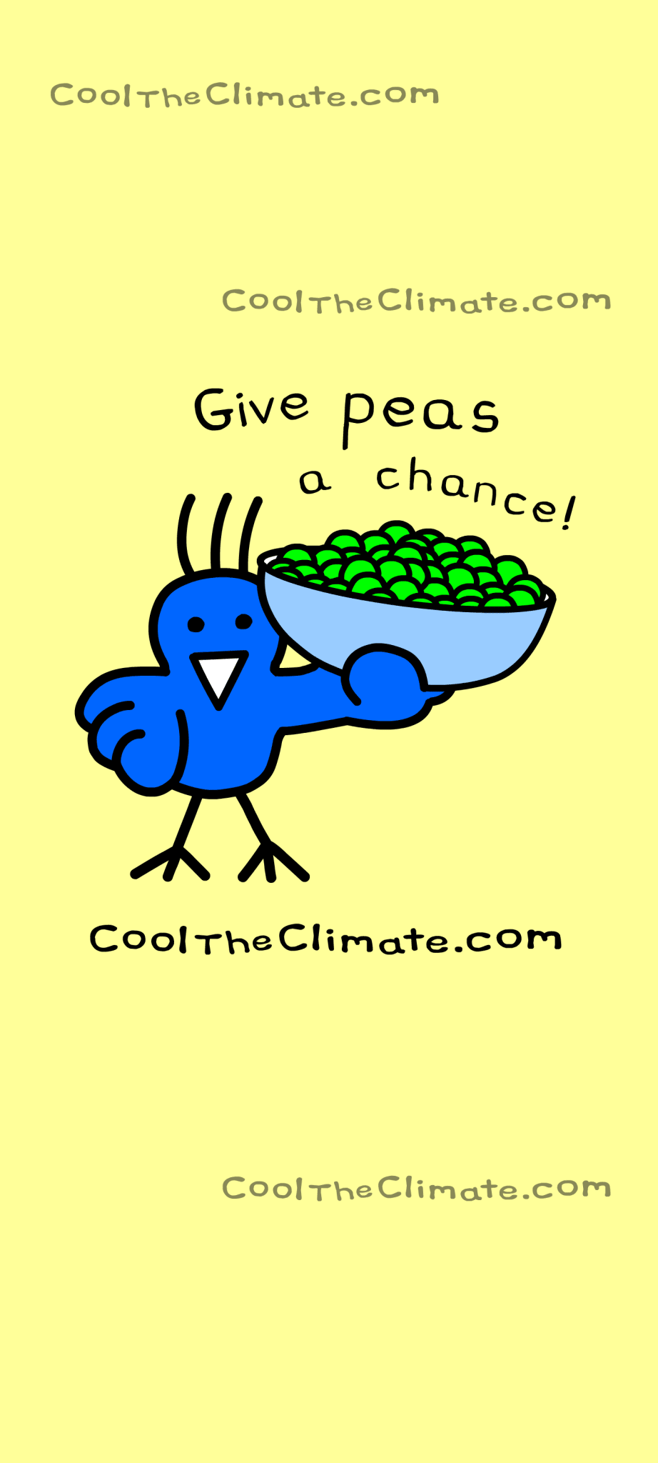 Give Peas A Chance | Remove Co2 - Cool The Climate wallpaper
