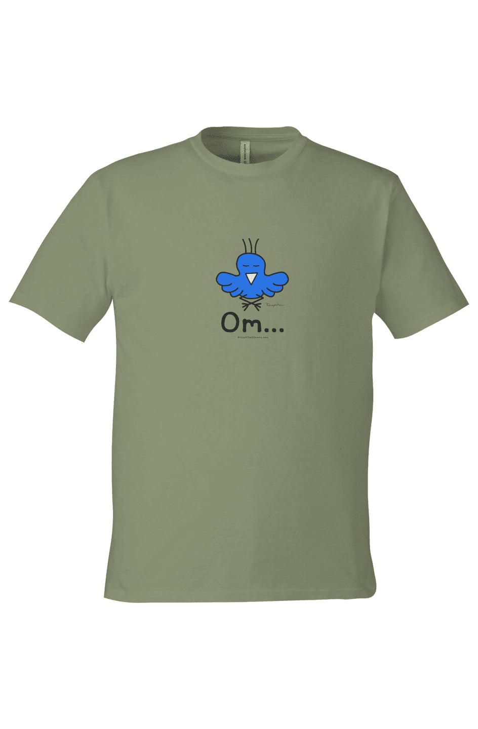 Om... Unisex Carbon Negative Tee: 10 KGs of Co2 Buried Underground - Cool The Climate