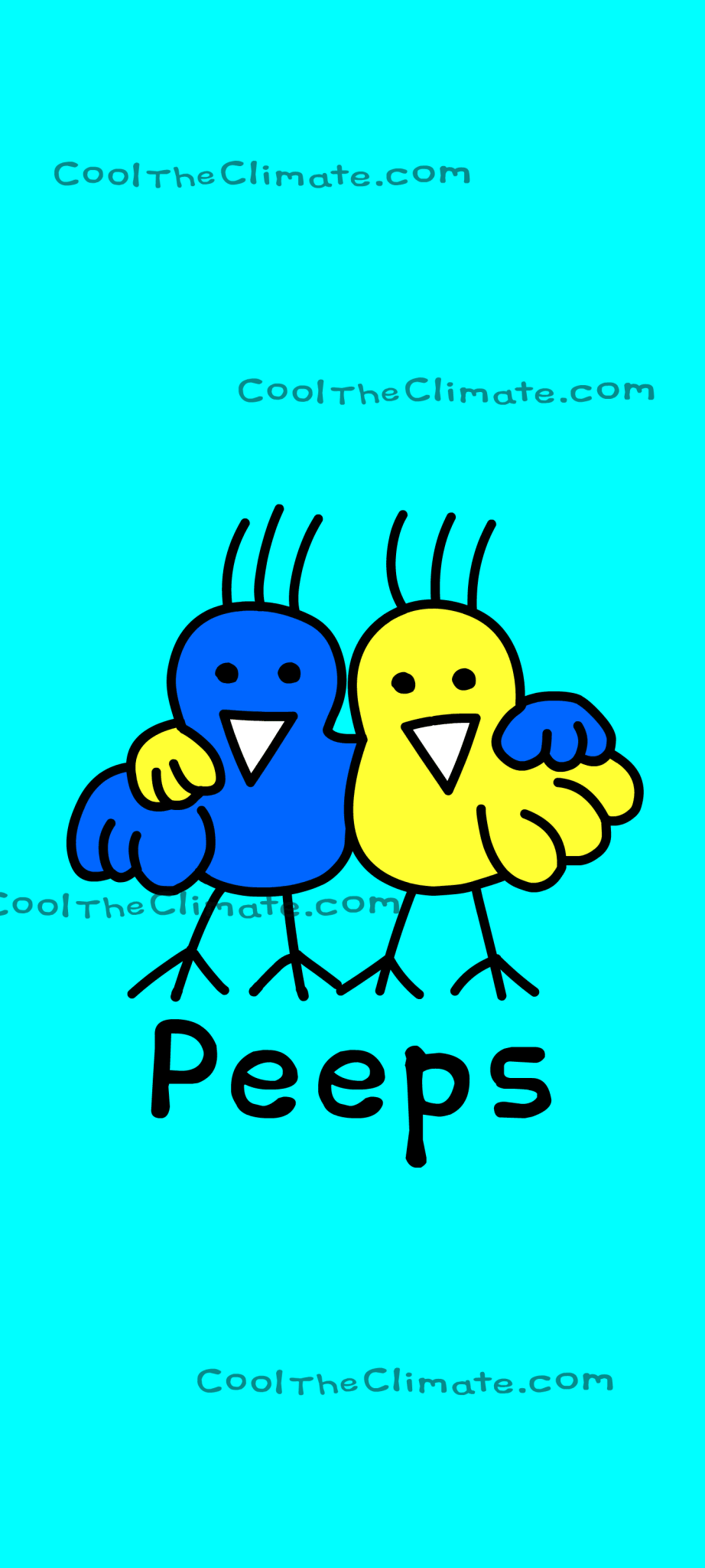 Peeps | Cool The Climate Wallpaper