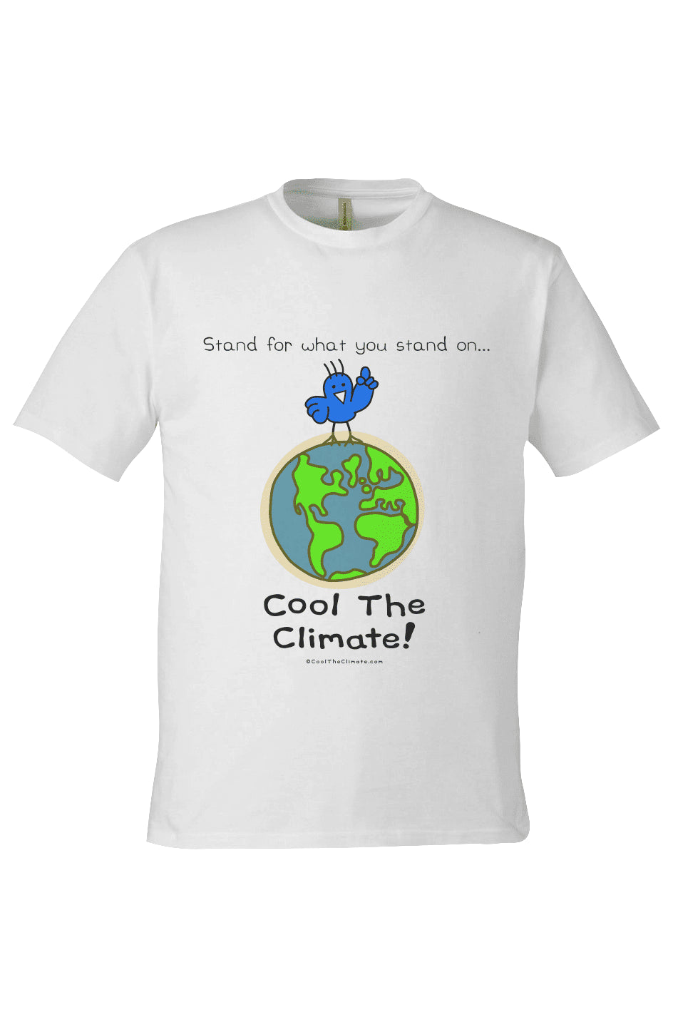 Unisex Eco T-Shirt Stand On - Cool The Climate