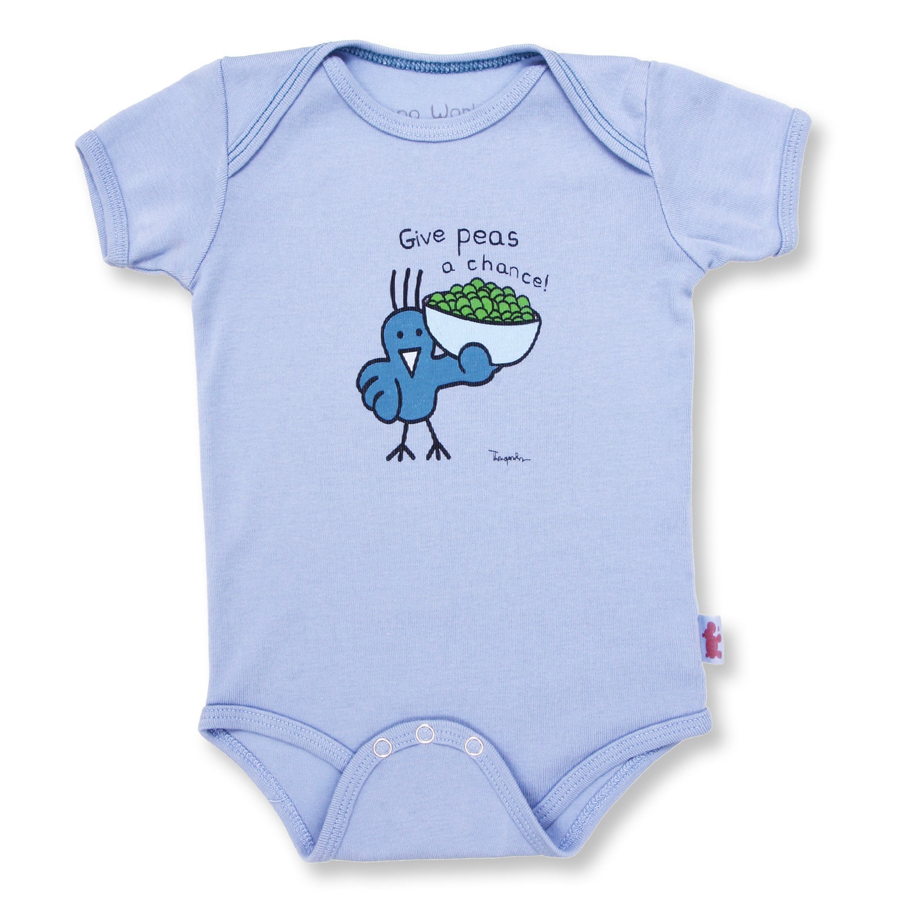 Give Peas A Chance Organic Onesie - Cool The Climate