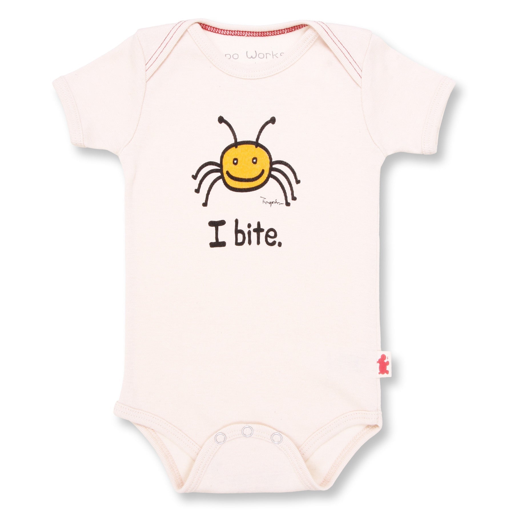 I Bite Organic Onesie - Cool The Climate