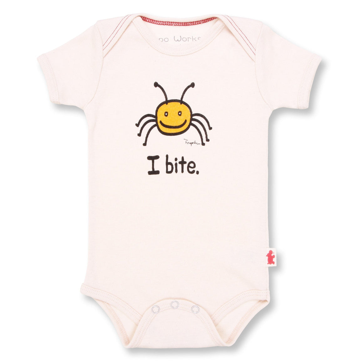 I Bite Organic Onesie - Cool The Climate